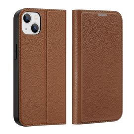 Dux Ducis Skin X2 case for iPhone 14 Plus case with magnetic flap brown - Apple Cases - Cases - Techbox
