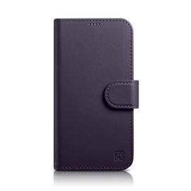 iCarer Wallet Case 2in1 Cover iPhone 14 Plus Anti-RFID Leather Flip Case Dark Purple (WMI14220727-DP) | Techbox