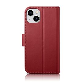 iCarer Wallet Case 2in1 Cover iPhone 14 Plus Anti-RFID Leather Flip Cover Red (WMI14220727-RD) | Techbox