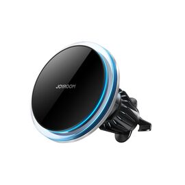 Joyroom Car Holder Qi Wireless Induction Charger 15W (MagSafe for iPhone Compatible) for Ventilation Grille Silver (JR-ZS291) - Smartphone Holders - Smartphones - Techbox