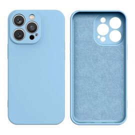 Silicone case iPhone 14 Plus silicone cover light blue | Techbox