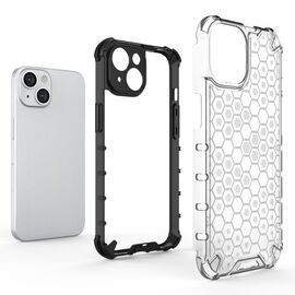 Honeycomb case for iPhone 14 armored hybrid cover blue | Techbox