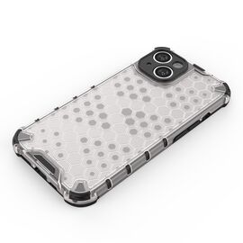 Honeycomb case for iPhone 14 Plus armored hybrid cover black | Techbox