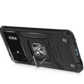 Wozinsky Ring Armor case for Samsung Galaxy A03 armored cover magnetic holder ring black - Samsung Cases - Cases - Techbox