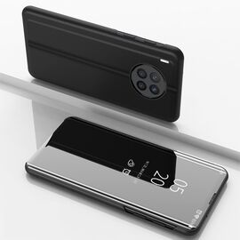 Clear View Case cover for Huawei nova 8i cover with a flap black | Techbox