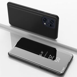 Clear View Case cover for Oppo Find X5 Pro cover with a flap black - Uncategorized Cases (2) - Cases - Techbox