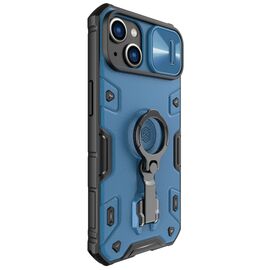 Nillkin CamShield Armor Pro Case iPhone 14 Plus armored cover with camera cover ring stand blue | Techbox