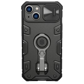 Nillkin CamShield Armor Pro Case iPhone 14 Plus case armored cover with camera cover ring stand black | Techbox