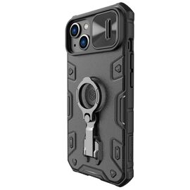 Nillkin CamShield Armor Pro Magnetic Case iPhone 14 Plus MagSafe armored cover stand ring black | Techbox