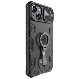 Nillkin CamShield Armor Pro Magnetic Case iPhone 14 Plus MagSafe armored cover stand ring black | Techbox