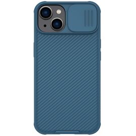 Nillkin CamShield Pro Magnetic Case iPhone 14 Plus Cover Camera Protector Blue (with MagSafe) | Techbox