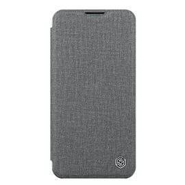 Nillkin Qin Cloth Pro Case Case For iPhone 14 Plus Camera Protector Holster Cover Flip Case Gray - Apple Cases - Cases - Techbox