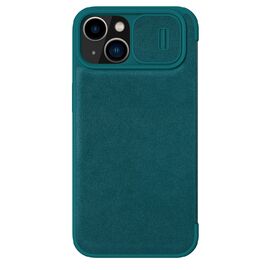 Nillkin Qin Leather Pro Case iPhone 14 Plus Camera Cover Holster Cover Flip Case Green | Techbox