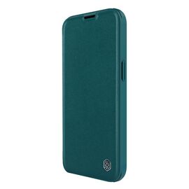 Nillkin Qin Leather Pro Case iPhone 14 Plus Camera Cover Holster Cover Flip Case Green | Techbox