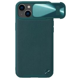 Nillkin CamShield Leather S Case iPhone 14 Plus case cover with camera cover green | Techbox