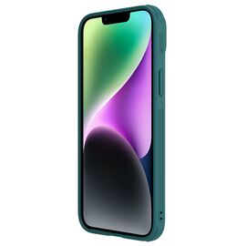 Nillkin CamShield Leather S Case iPhone 14 Plus case cover with camera cover green | Techbox