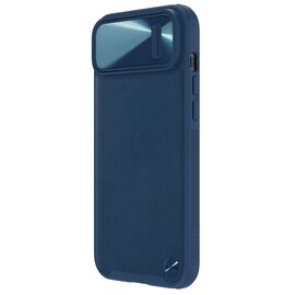 Nillkin CamShield Leather S Case iPhone 14 Plus case with camera cover blue | Techbox