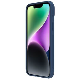 Nillkin CamShield Leather S Case iPhone 14 Plus case with camera cover blue | Techbox