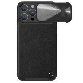 Nillkin CamShield Leather S Case iPhone 14 Pro Max case with camera cover black | Techbox
