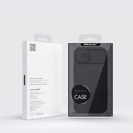 Nillkin CamShield Magnetic Silicone Case iPhone 14 Plus Magnetic MagSafe Cover with Camera Protector Black | Techbox