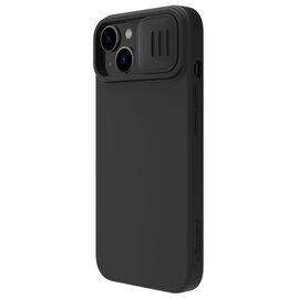 Nillkin CamShield Magnetic Silicone Case iPhone 14 Plus Magnetic MagSafe Cover with Camera Protector Black | Techbox