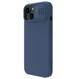Nillkin CamShield Magnetic Silicone Case iPhone 14 Plus Magnetic MagSafe Cover with Camera Protector Blue | Techbox