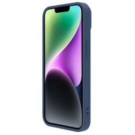 Nillkin CamShield Magnetic Silicone Case iPhone 14 Plus Magnetic MagSafe Cover with Camera Protector Blue | Techbox