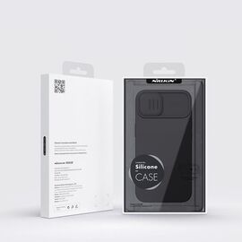 Nillkin CamShield Silky Silicone Case iPhone 14 Plus case with camera cover green | Techbox