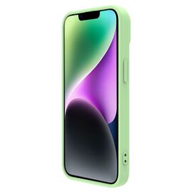Nillkin CamShield Silky Silicone Case iPhone 14 Plus case with camera cover green | Techbox