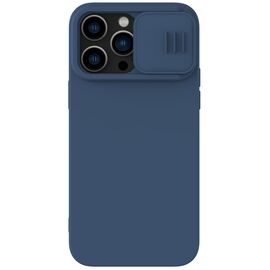 Nillkin CamShield Silky Silicone Case iPhone 14 Pro Max Silicone Cover with Camera Protector Blue | Techbox