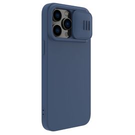 Nillkin CamShield Silky Silicone Case iPhone 14 Pro Max Silicone Cover with Camera Protector Blue | Techbox