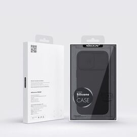Nillkin CamShield Silky Silicone Case iPhone 14 Pro Max Silicone Cover with Camera Protector Blue | Techbox