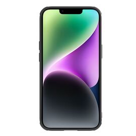 Nillkin Synthetic Fiber S Case iPhone 14 Plus case with camera cover, black | Techbox