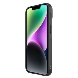 Nillkin Synthetic Fiber S Case iPhone 14 Plus case with camera cover, black | Techbox