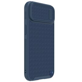 Nillkin Textured S Case for iPhone 14 Plus, armored cover with camera cover, blue | Techbox