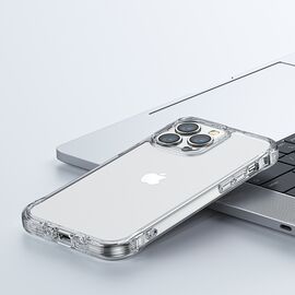 Joyroom Defender Series Case Cover for iPhone 14 Plus Armored Hook Cover Stand Clear (JR-14H3) | Techbox