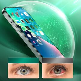 Joyroom Knight Green Glass for iPhone 14 Pro with Full Screen Anti Blue Light Filter (JR-G02) - Apple iPhone - Screen & Camera Protection - Techbox