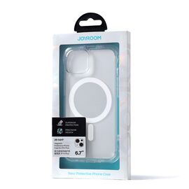 Joyroom Magnetic Defender Magnetic Case for iPhone 14 Plus Armored Case with Hooks Stand Clear (MagSafe Compatible) | Techbox