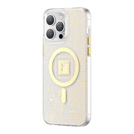 Kingxbar PQY Geek Series magnetic case for iPhone 14 Pro MagSafe gold | Techbox