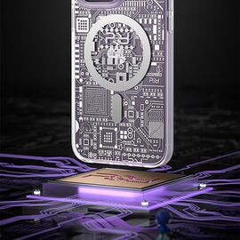 Kingxbar PQY Geek Series magnetic case for iPhone 14 Pro MagSafe gold | Techbox
