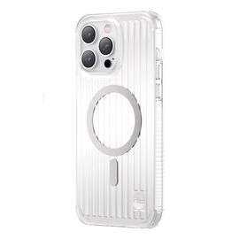 Kingxbar PQY Go Out Series magnetic case for iPhone 14 Pro MagSafe silver - Apple Cases - Cases - Techbox