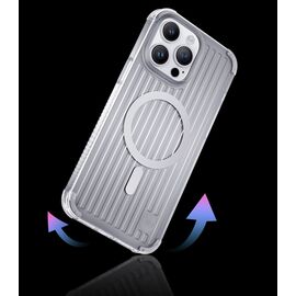 Kingxbar PQY Go Out Series magnetic case for iPhone 14 Pro MagSafe silver - Apple Cases - Cases - Techbox