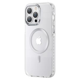 Kingxbar PQY Ice Crystal Series magnetic case for iPhone 14 Plus MagSafe silver - Apple Cases - Cases - Techbox