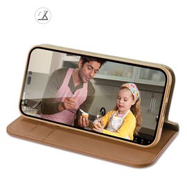 Dux Ducis Hivo Leather Flip Cover Genuine Leather Wallet for Cards and Documents iPhone 14 Pro Brown | Techbox