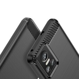 Carbon Case case for Realme GT Neo 3 flexible silicone carbon cover black | Techbox