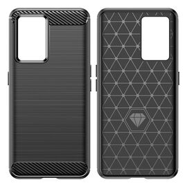 Carbon Case case for Realme GT Neo 3 flexible silicone carbon cover black | Techbox