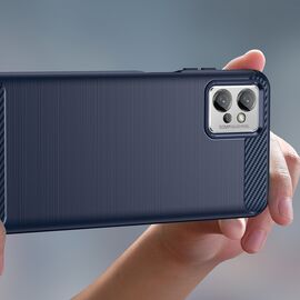 Carbon Case for Realme Narzo 50 5G flexible silicone carbon cover black | Techbox