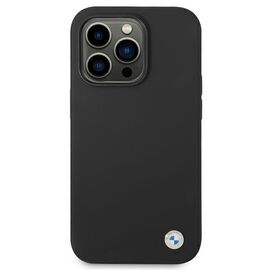 Etui BMW BMHCP14XSILBK iPhone 14 Pro Max 6,7" czarny/black Silicone Metal Logo | Techbox
