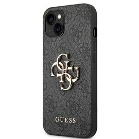 Guess 4G Big Metal Logo iPhone 14 Case - Gray - Uncategorized Cases (2) - Cases - Techbox