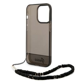 Guess GUHCP14LHGCOHK iPhone 14 Pro 6,1" czarny/black hardcase Translucent Pearl Strap - Apple Cases - Cases - Techbox